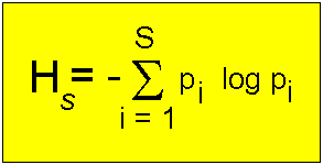 Shannon- Wiener-Formel: Shannon.gif
